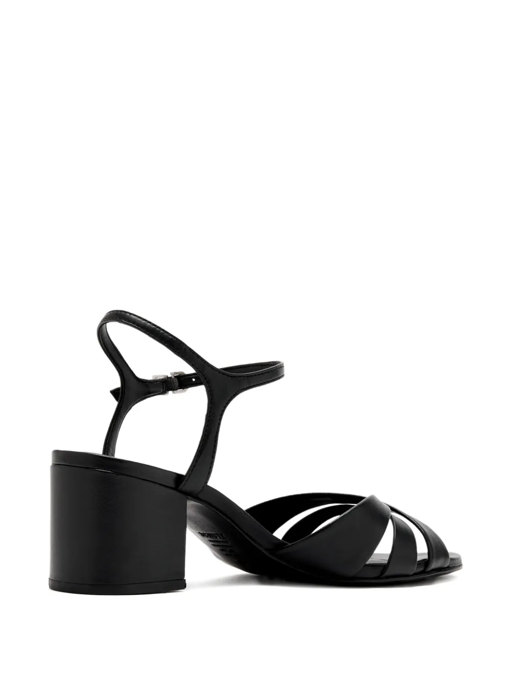 Schutz 60mm crossover ankle-strap sandals Black