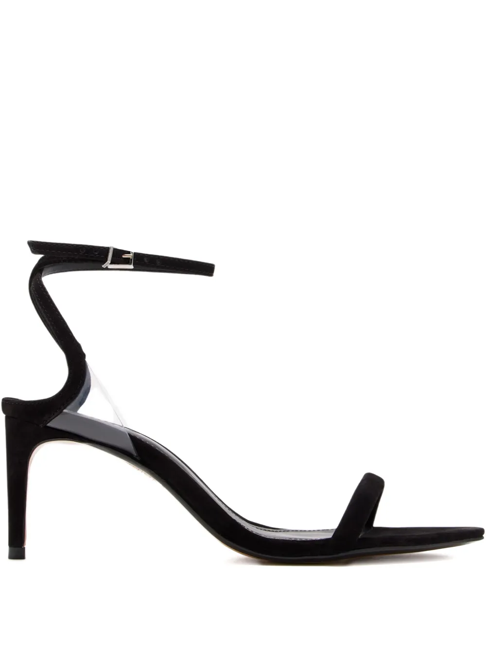 Schutz 50mm Prya ankle-strap suede sandals Black