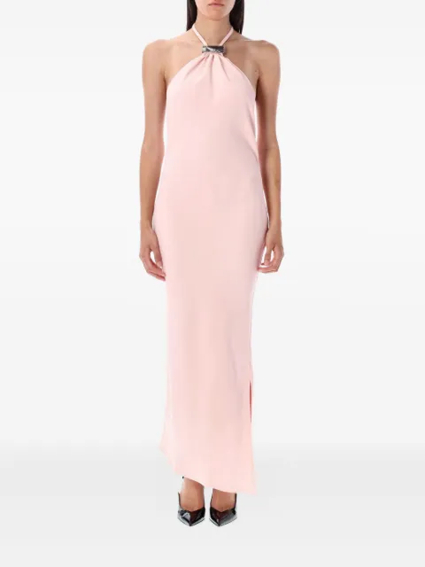 The Attico halter-neck clasp maxi dress