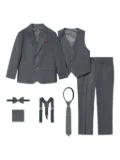SUITLAB KIDS seven-piece suit set - Grey