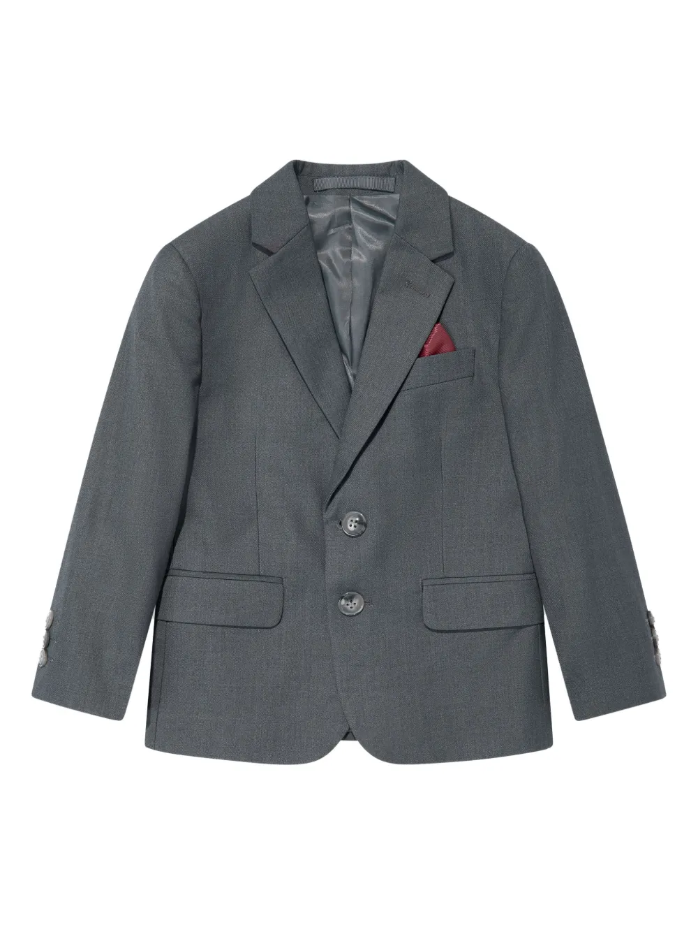 Suitlab Geometric-patterned Three-pice Suit Set In Gray
