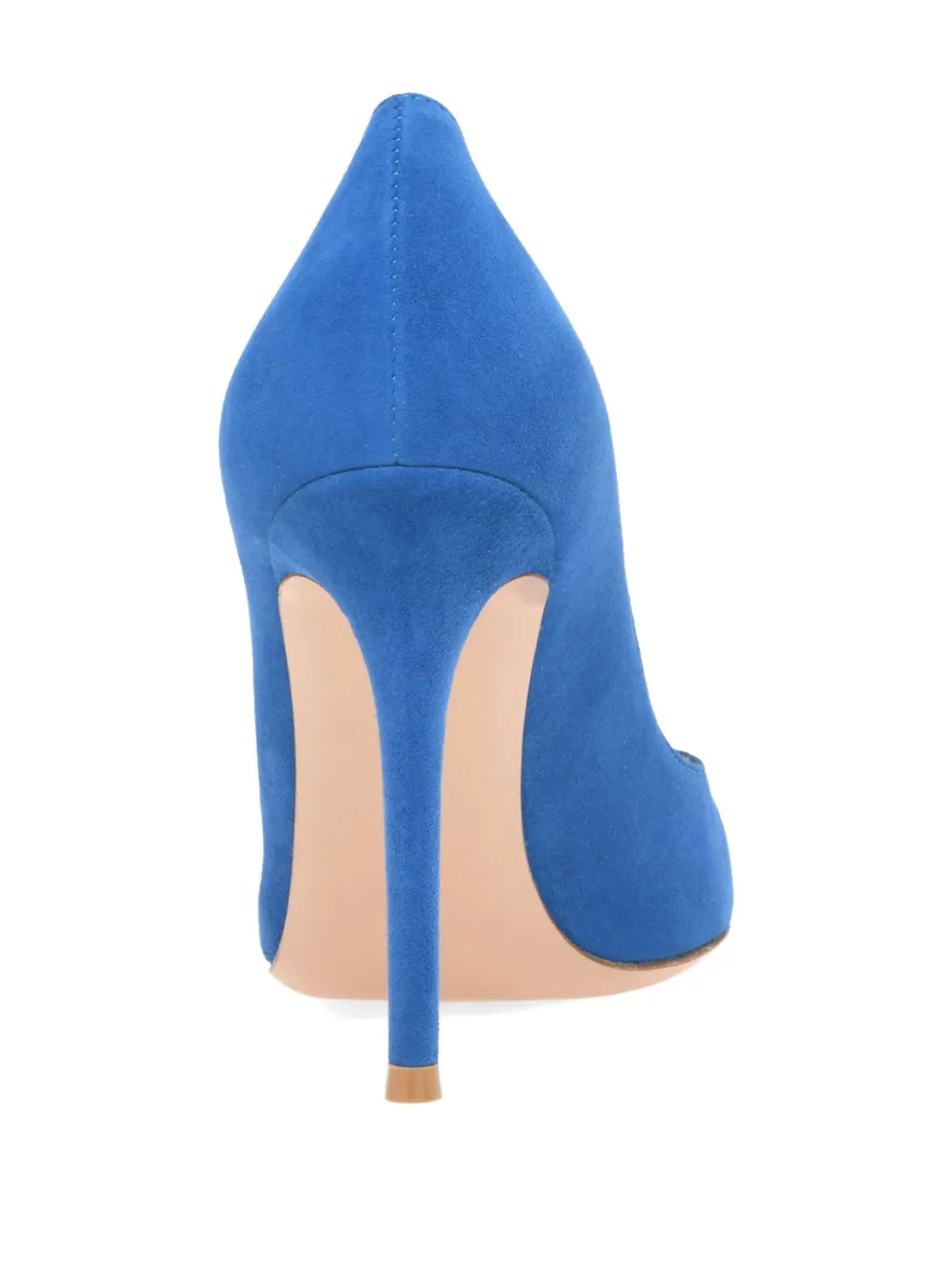 Gianvito Rossi 105mm suede pointed-toe pumps Blue