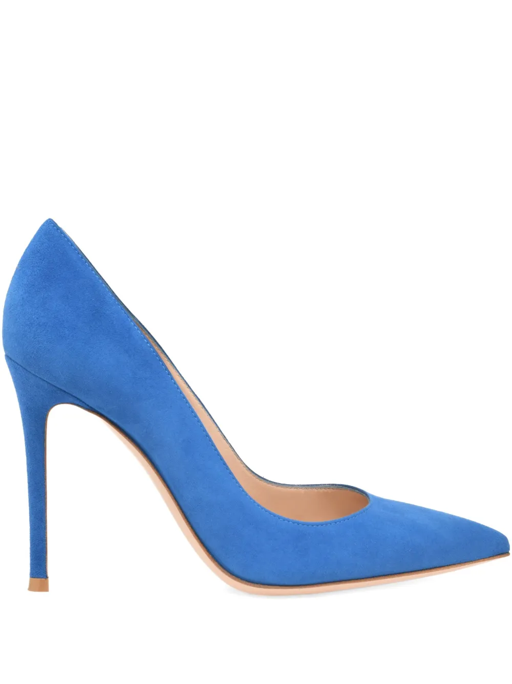 Gianvito Rossi 105mm Suede Pointed-toe Pumps