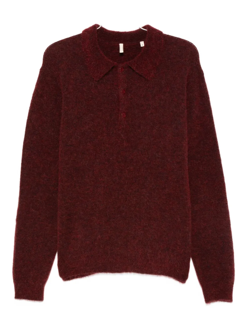 Sunflower long-sleeve polo shirt - Rosso