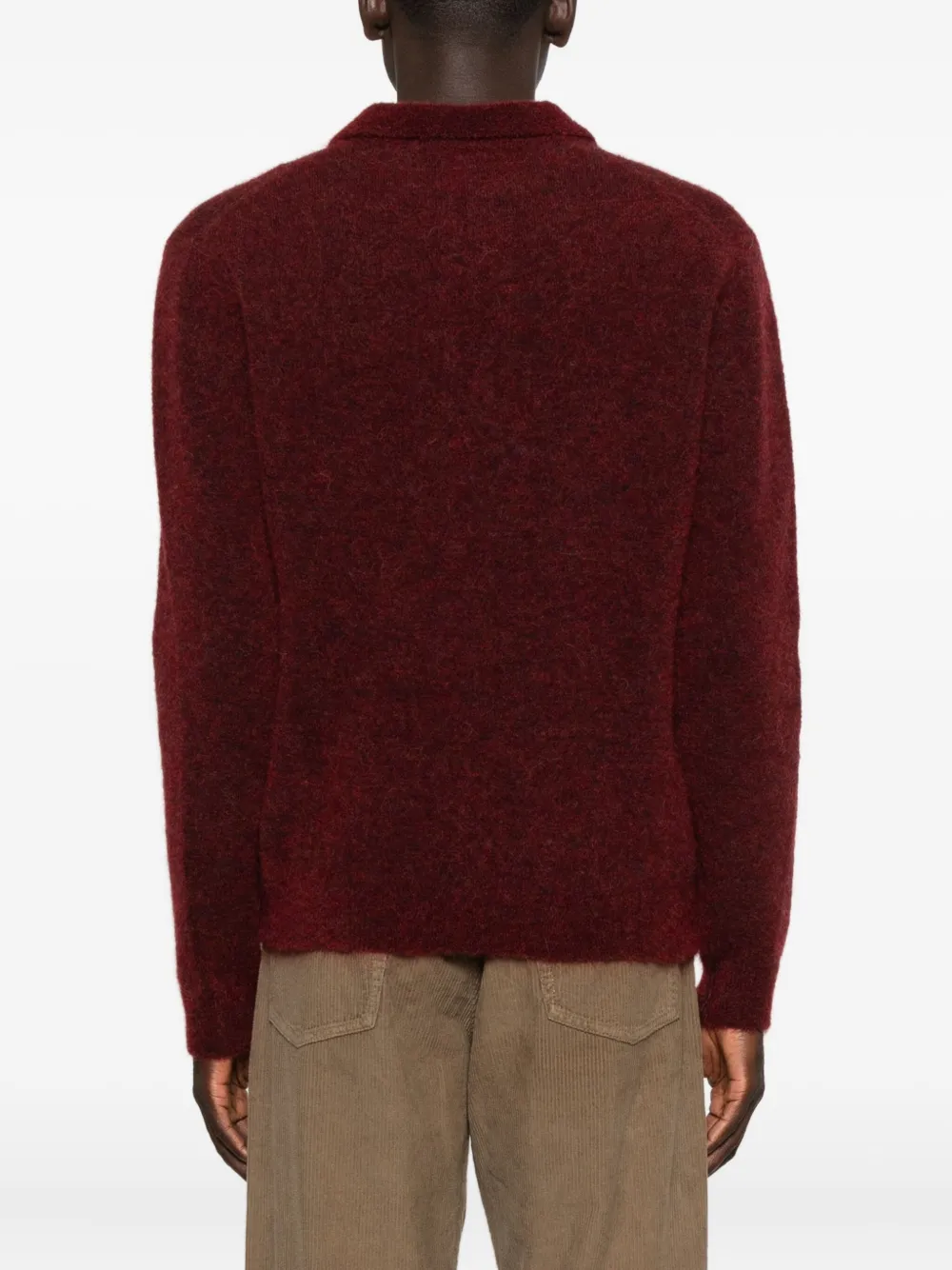 Sunflower Poloshirt met lange mouwen Rood