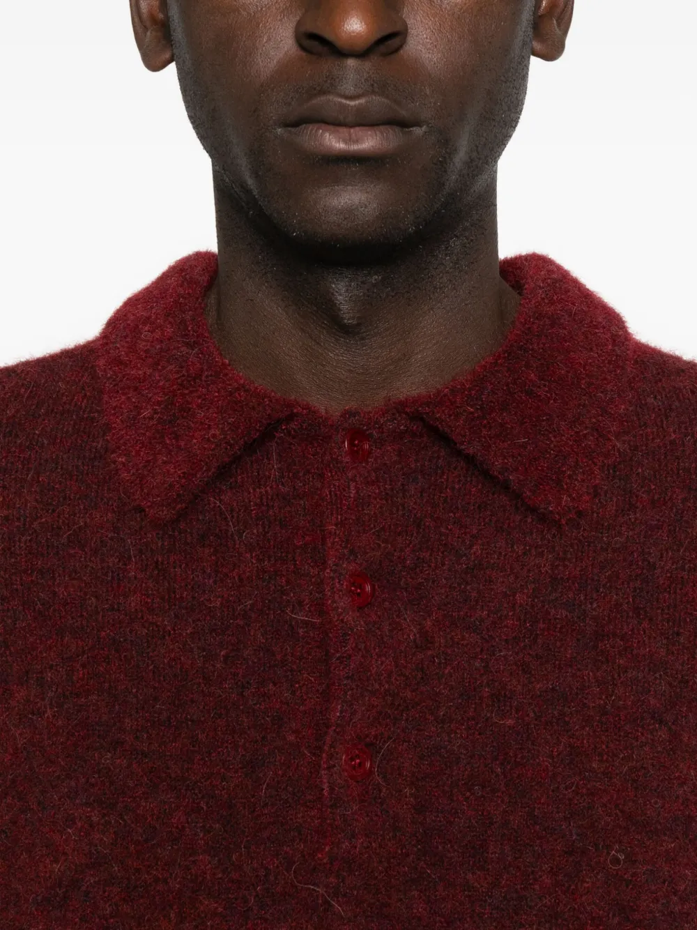 Sunflower Poloshirt met lange mouwen Rood