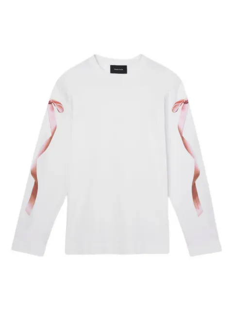 Simone Rocha ribbon long-sleeve sweatshirt