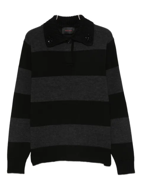 Simone Rocha striped polo sweater