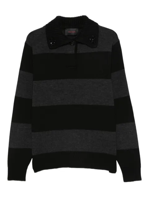 Simone Rocha striped polo sweater