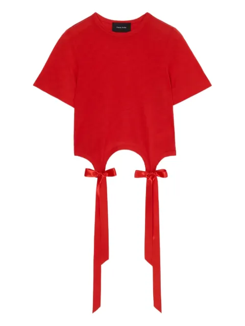 Simone Rocha top con detalle de moño
