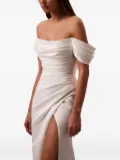 Milla Nova off-shoulder lace-up bridal gown - Neutrals