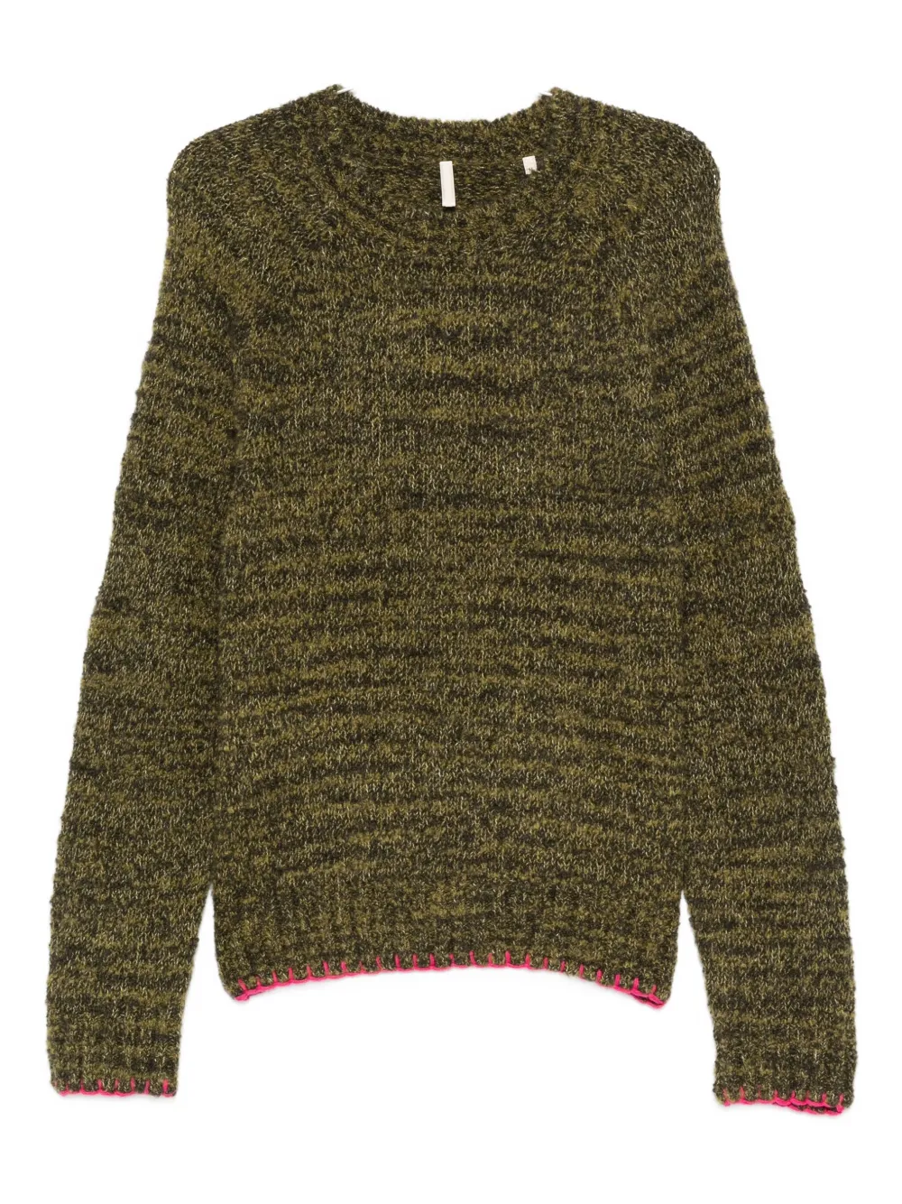 Sunflower Frederik Contrast Sweater In Green