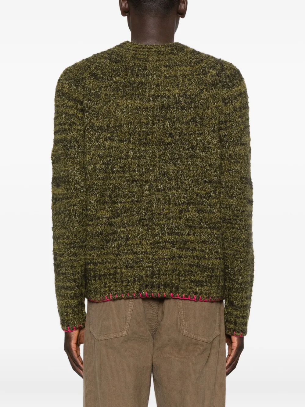 Sunflower Frederik Contrast Sweater In Green