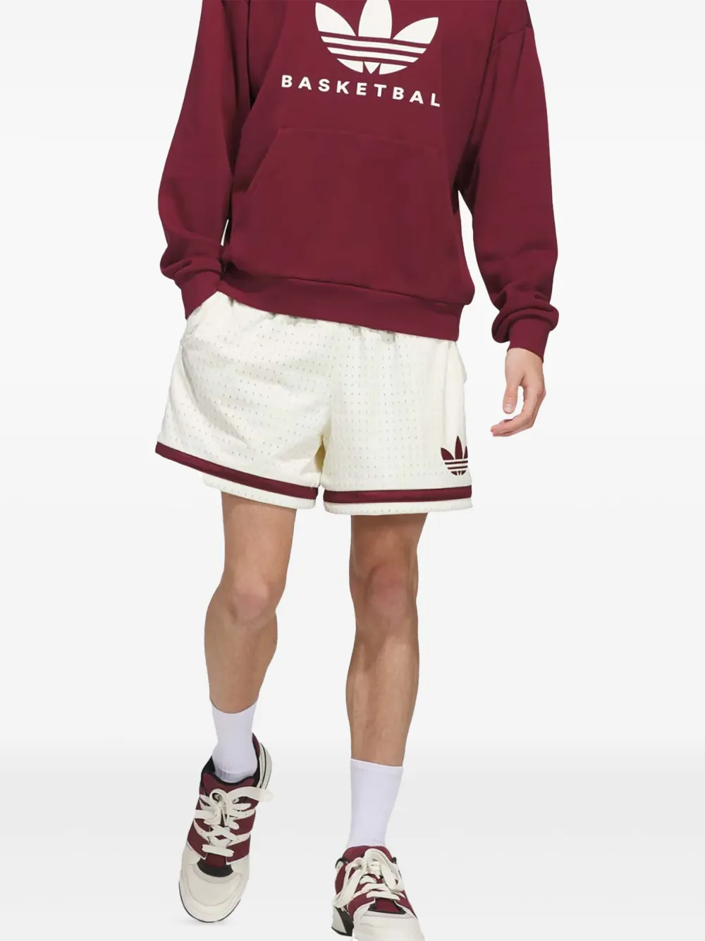 adidas Gebreide shorts Beige
