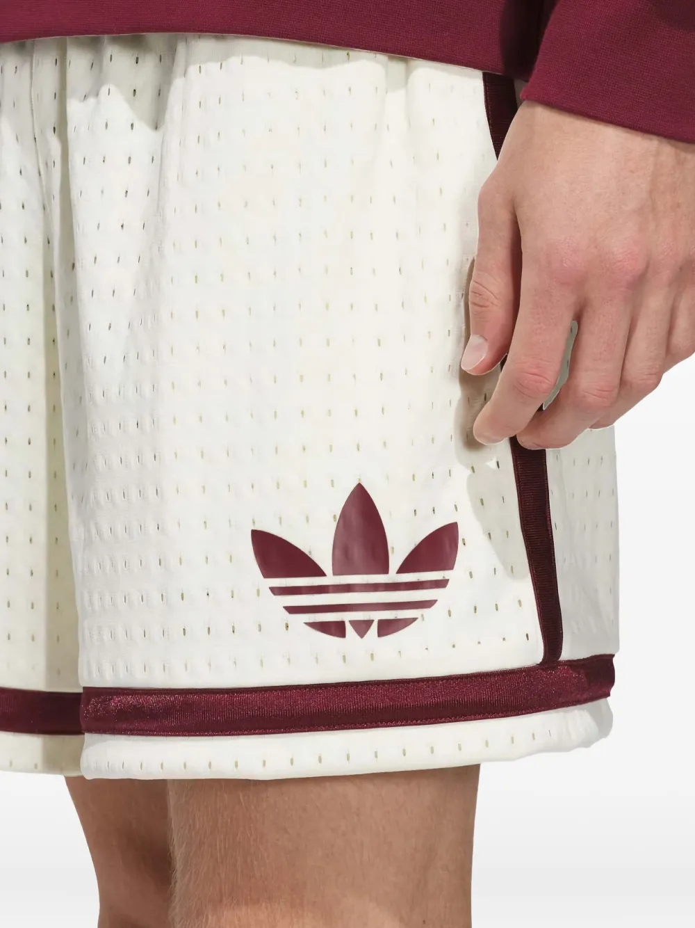 adidas Gebreide shorts Beige