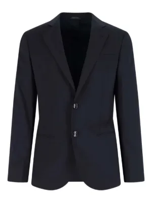 大きいサイズ ジョルジオアルマーニ ダブルスーツ サイズ66 ブラック メンズ 大きいサイズ ジョルジオアルマーニ ダブルスーツ サイズ66