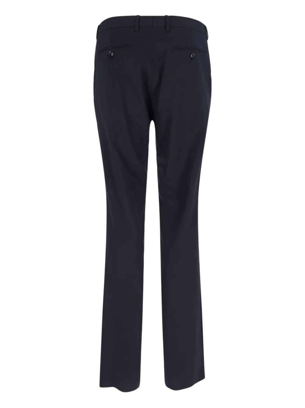 Giorgio Armani three-button wool suit Blauw