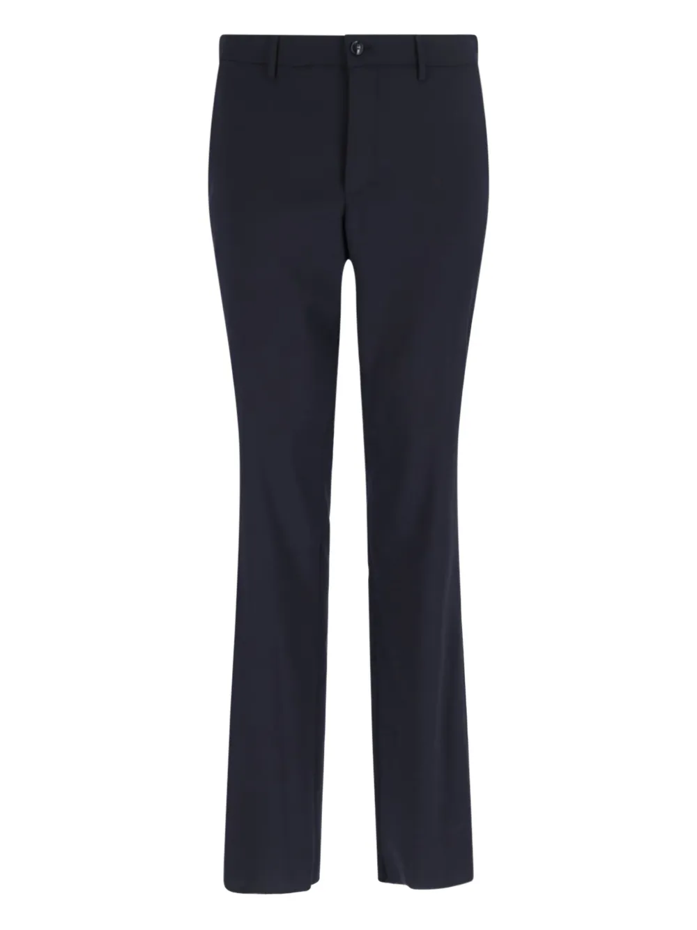 Giorgio Armani three-button wool suit Blauw
