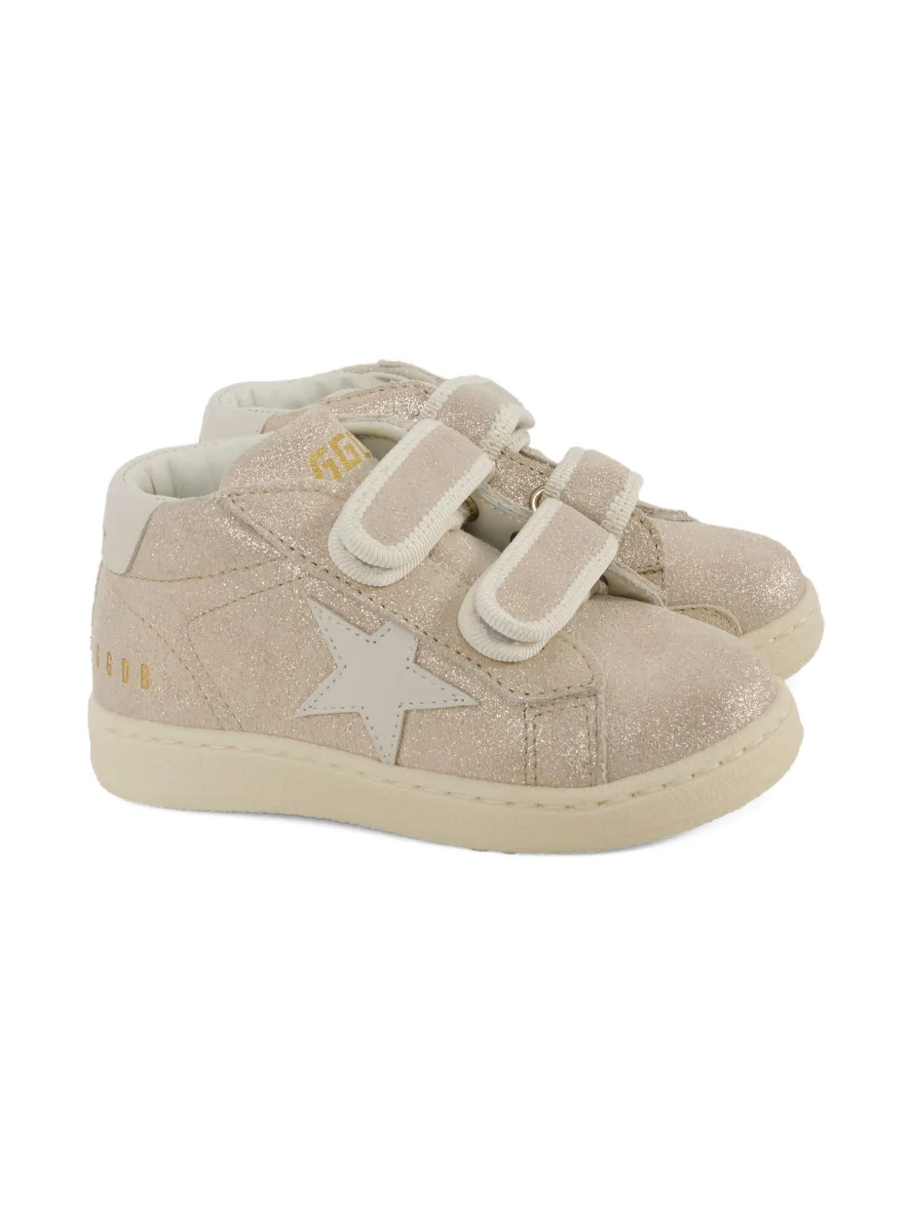 Golden Goose Kids glitter star sneakers Pink