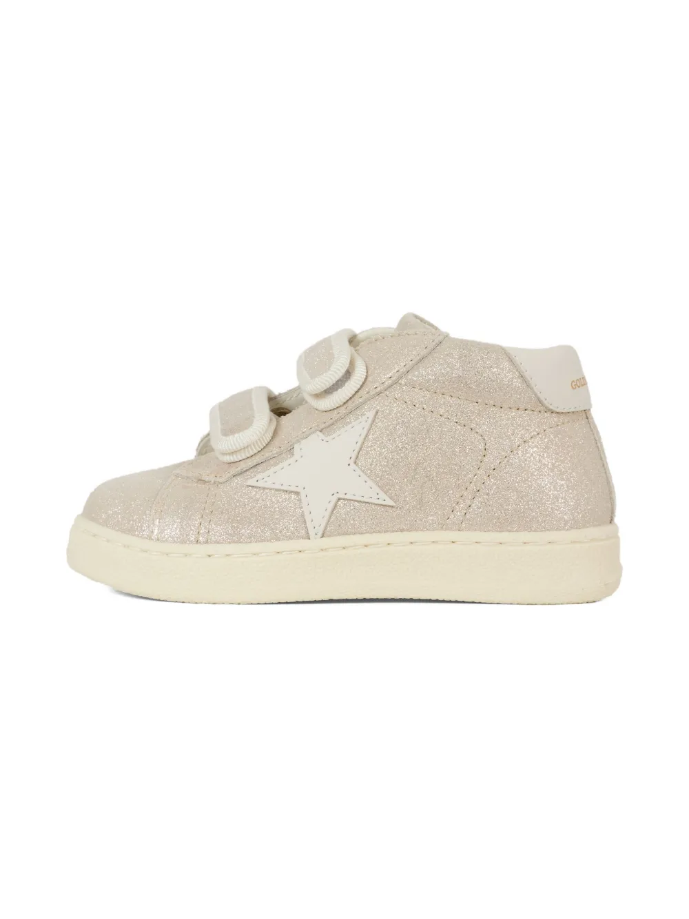 Golden Goose Kids glitter star sneakers Pink