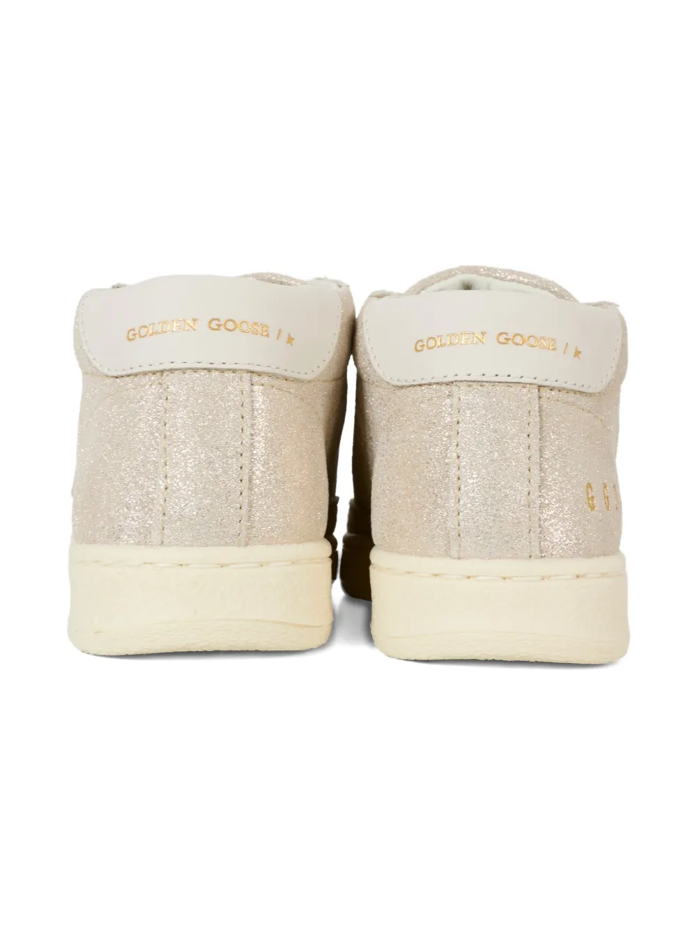 Golden Goose Kids glitter star sneakers Pink