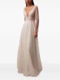Milla Nova embellished V-neck dress - White