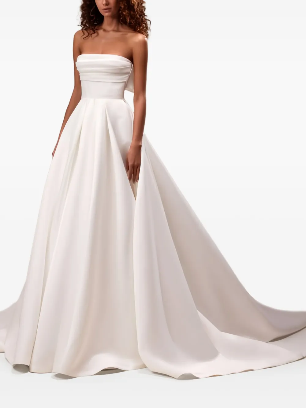 Milla Nova Newton pleated bridal gown | White | Image 1