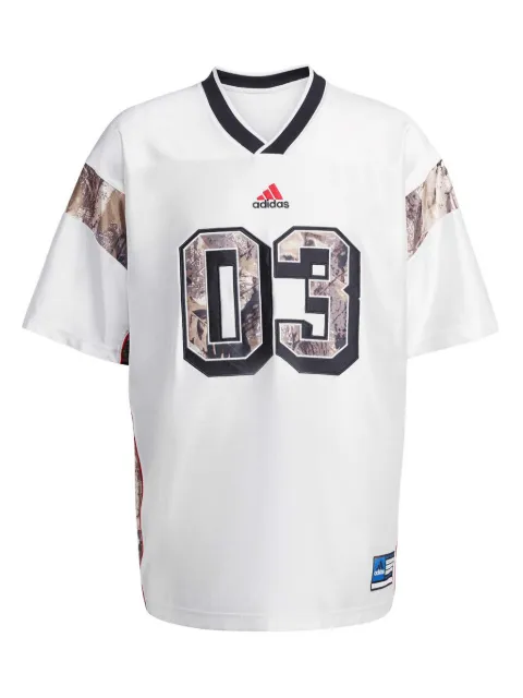 adidas T-Shirt mit Camouflage-Einsatz