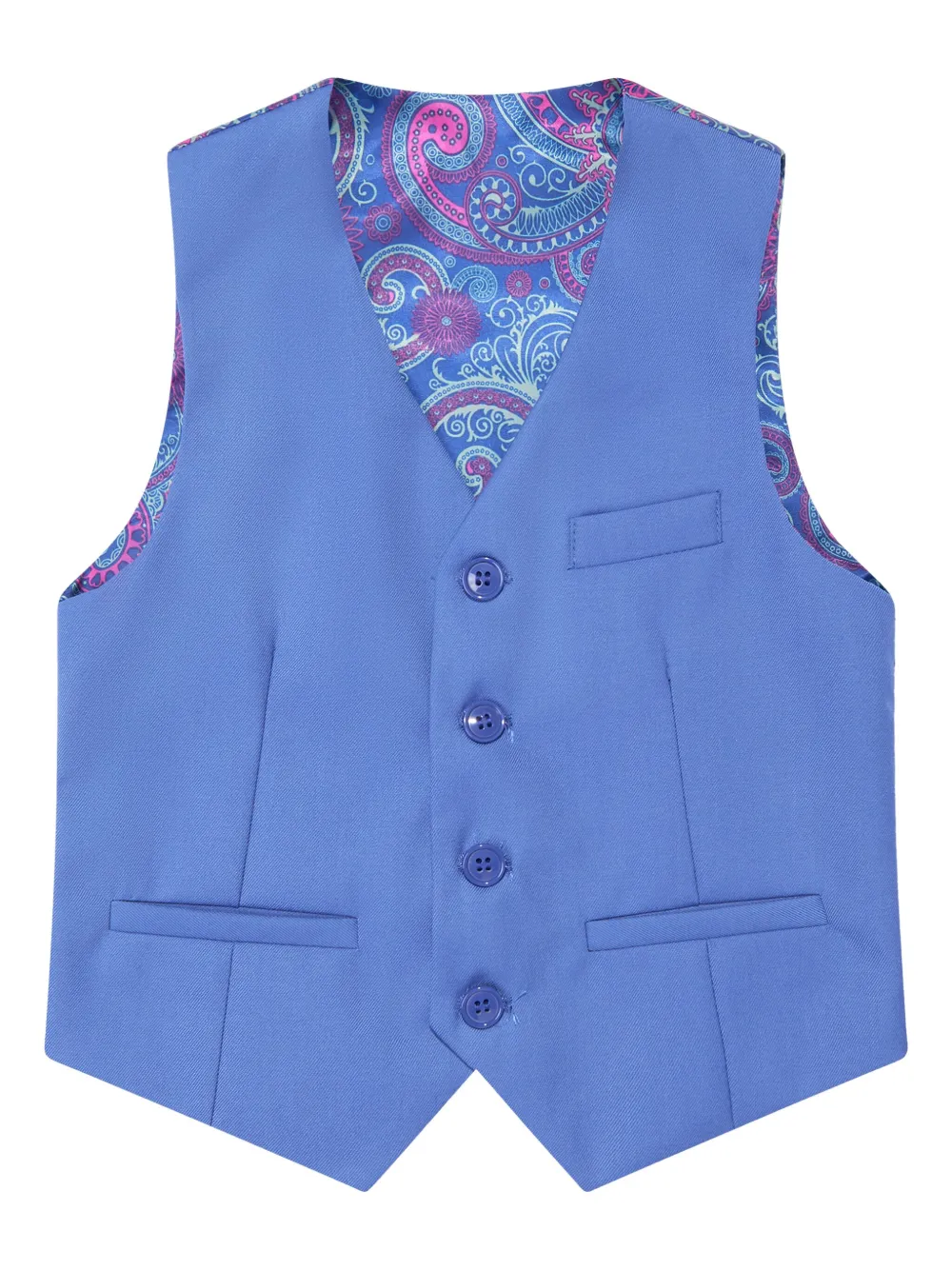 Suitlab Boys 7 Piece Suit Set In Blue