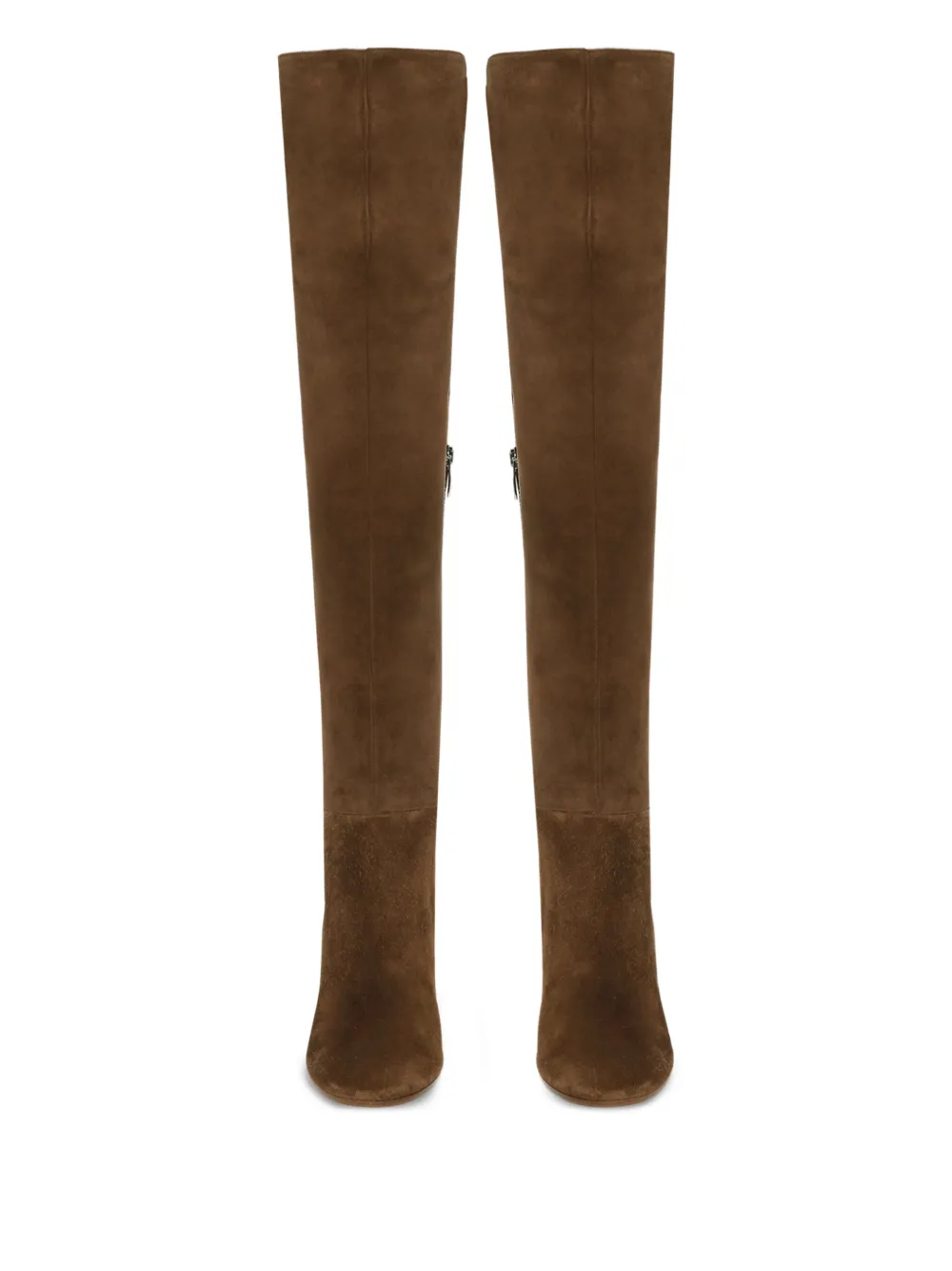 Gianvito Rossi suede knee-high boots Brown