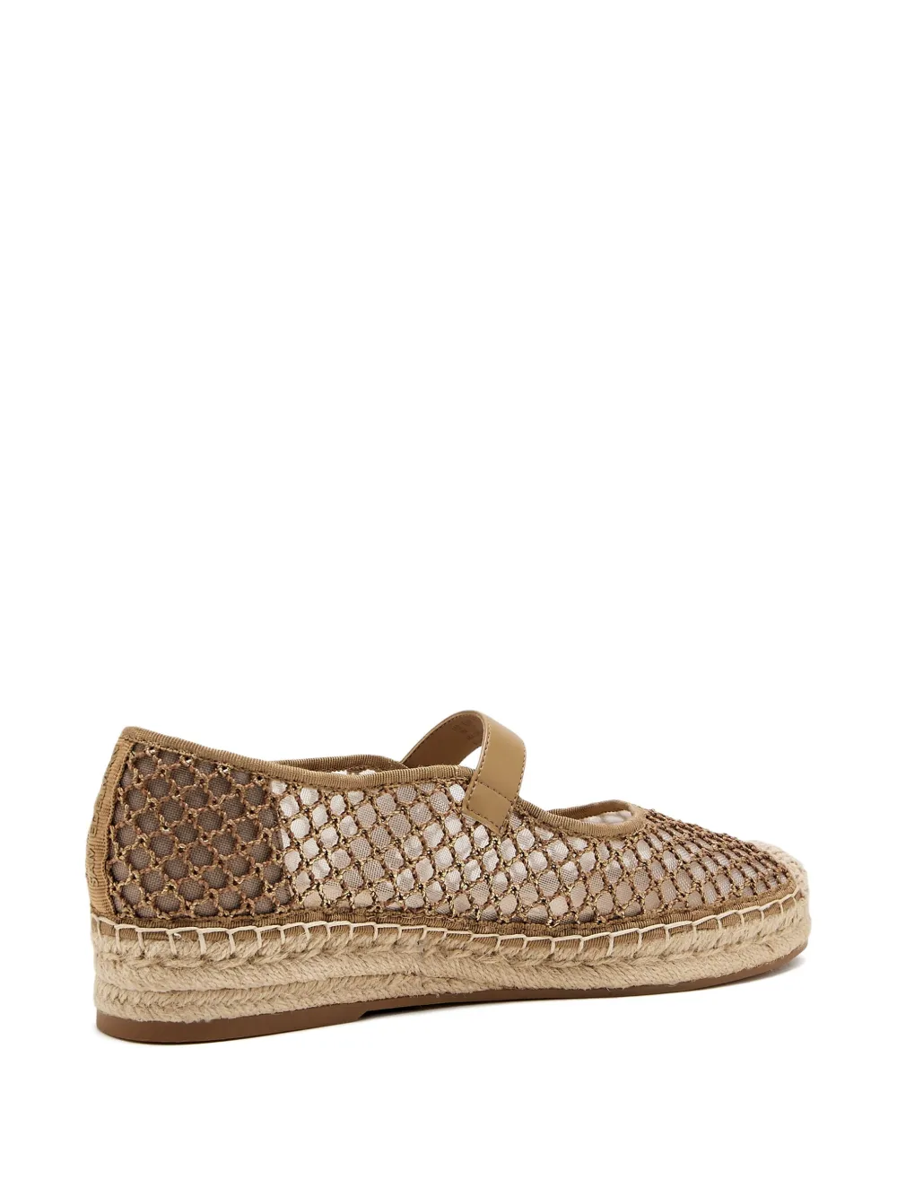 Sam Edelman Mackie espadrilles met mesh en gespsluiting Goud