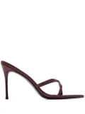 Femme La 100 Donatella cross-strap stiletto sandals - Red