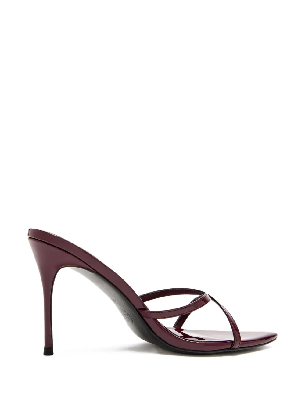 Femme La 100 Donatella cross-strap stiletto sandals Red