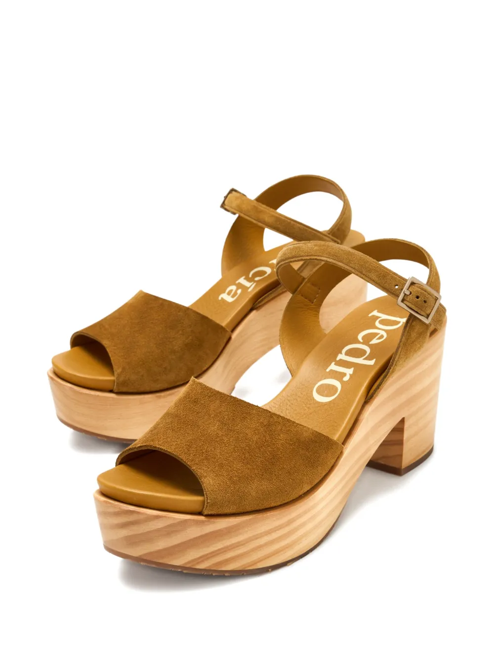 Pedro Garcia 85mm Danila platform sandals Brown