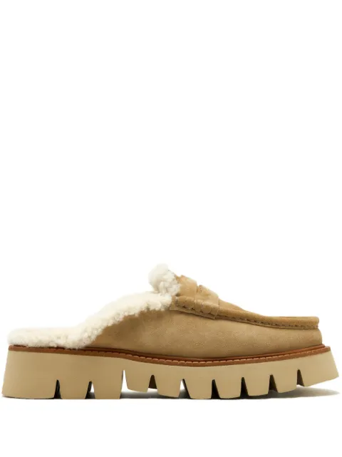 Pedro Garcia Savy shearling-lined platform mules