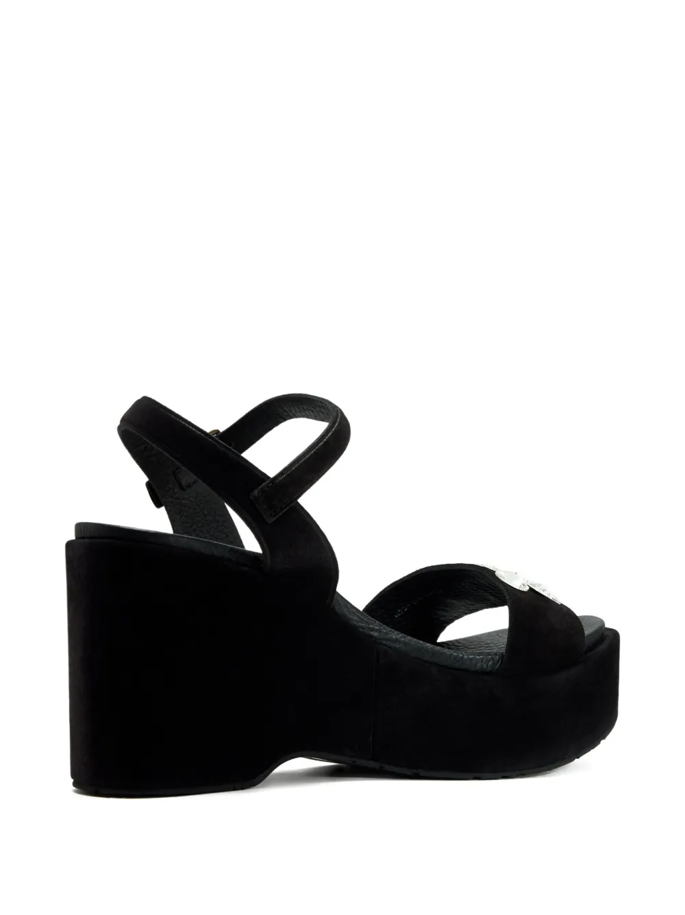 Pedro Garcia 90mm Delina crystal-embellished platform sandals Zwart