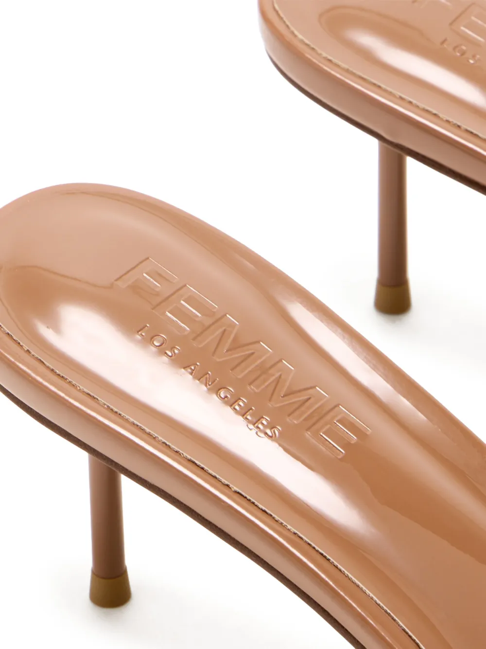 Femme La 55 mm Marseille sandalen met enkele band Beige