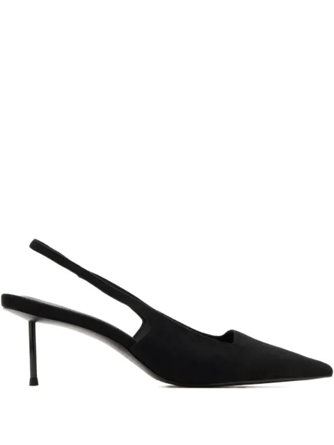 Femme La 55mm slingback pointed-toe pumps
