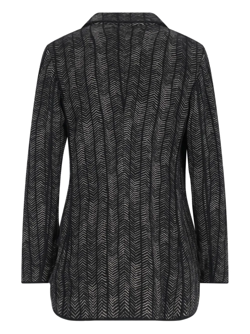Giorgio Armani double-breasted blazer Zwart