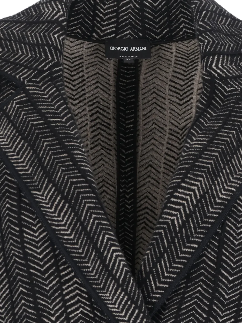 Giorgio Armani double-breasted blazer Zwart