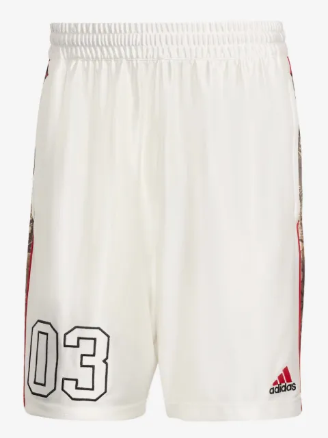adidas camouflage-panel shorts