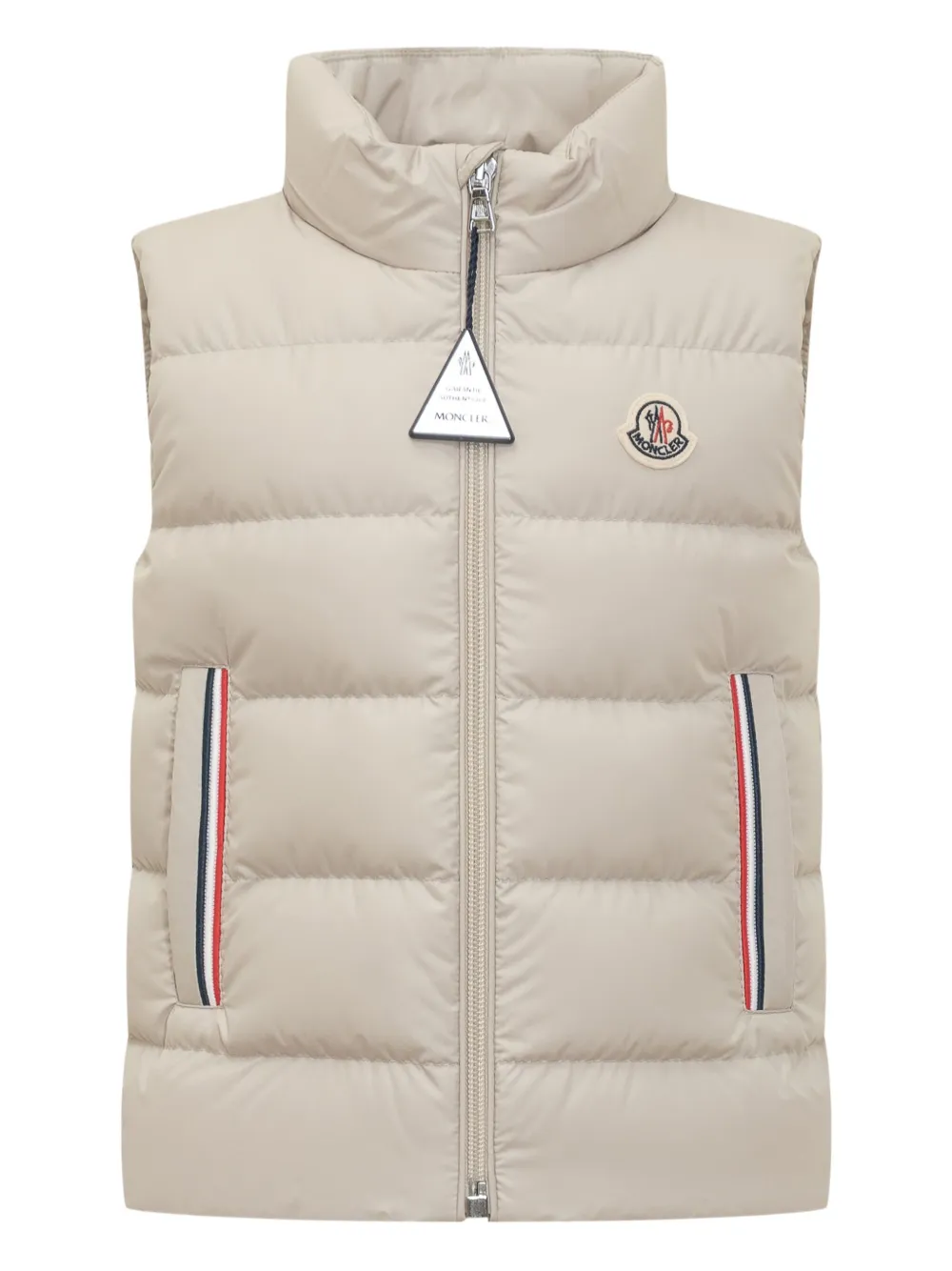 Moncler Enfant Buang quilted gilet Beige