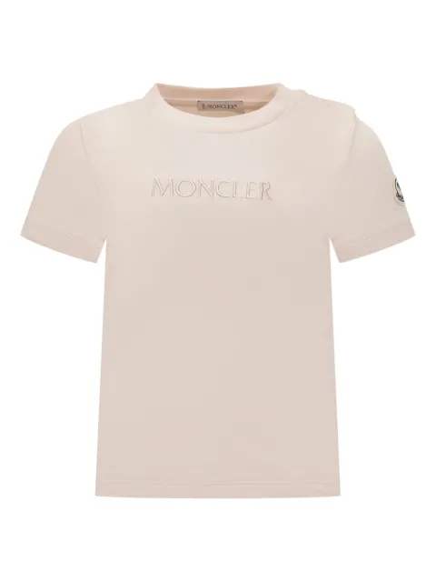 Moncler Enfant T-Shirt mit Logo-Stickerei