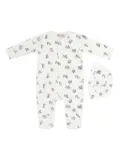 Moncler Enfant logo-print babygrow set - White