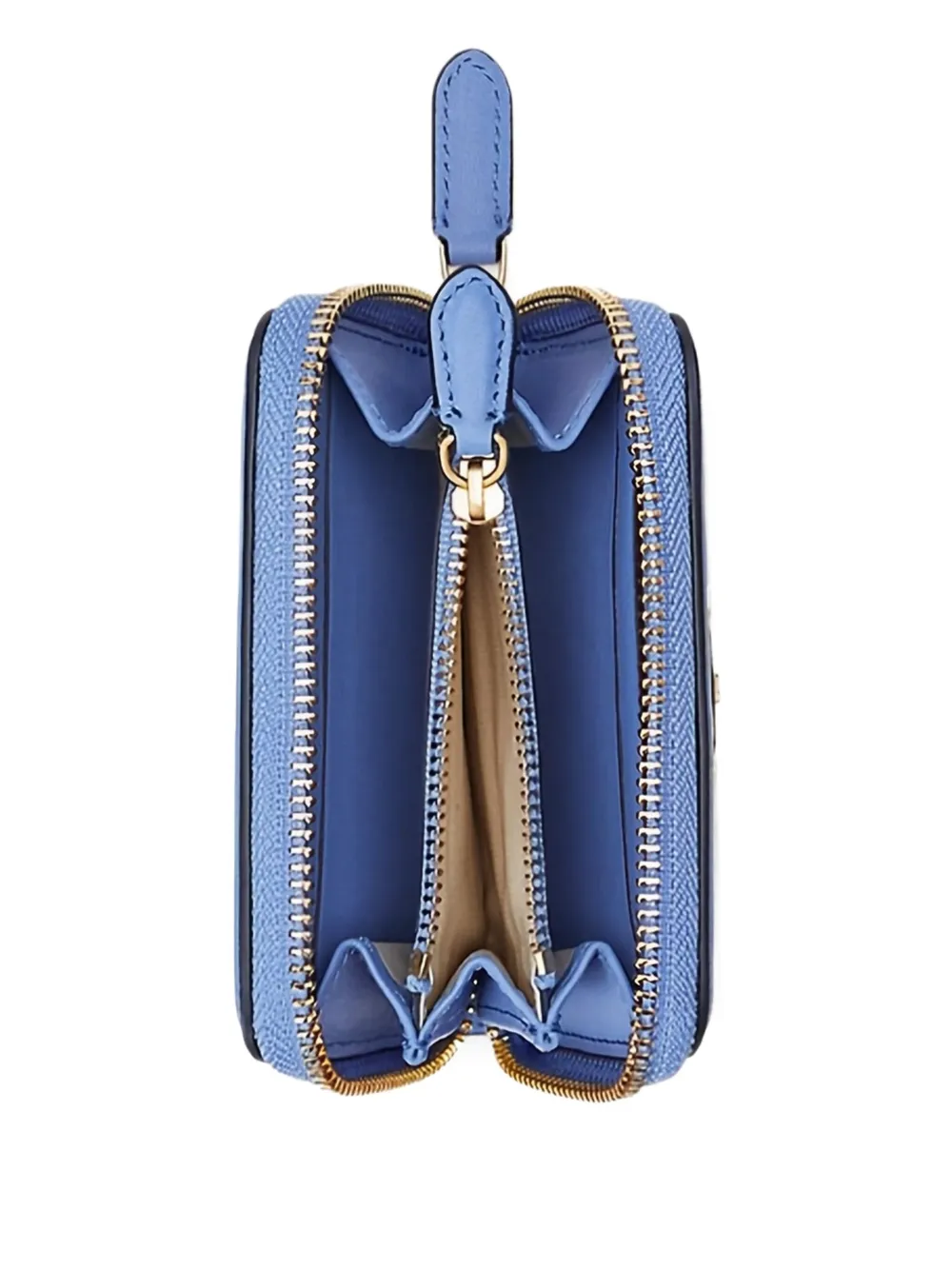 Lauren Ralph Lauren floral-print zip-around wallet Blauw