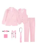 SUITLAB KIDS three-pieces suit - Pink