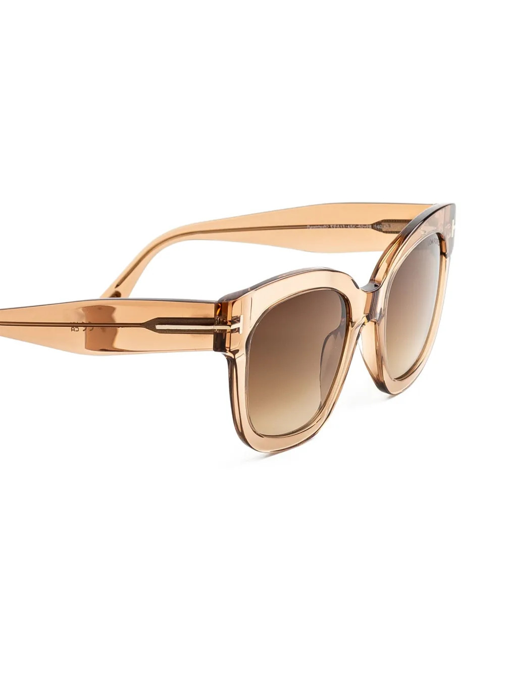 TOM FORD Eyewear Beatrix cat eye-frame sunglasses Beige