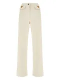 Valentino Garavani V-shaped pocket-detail jeans - Neutrals