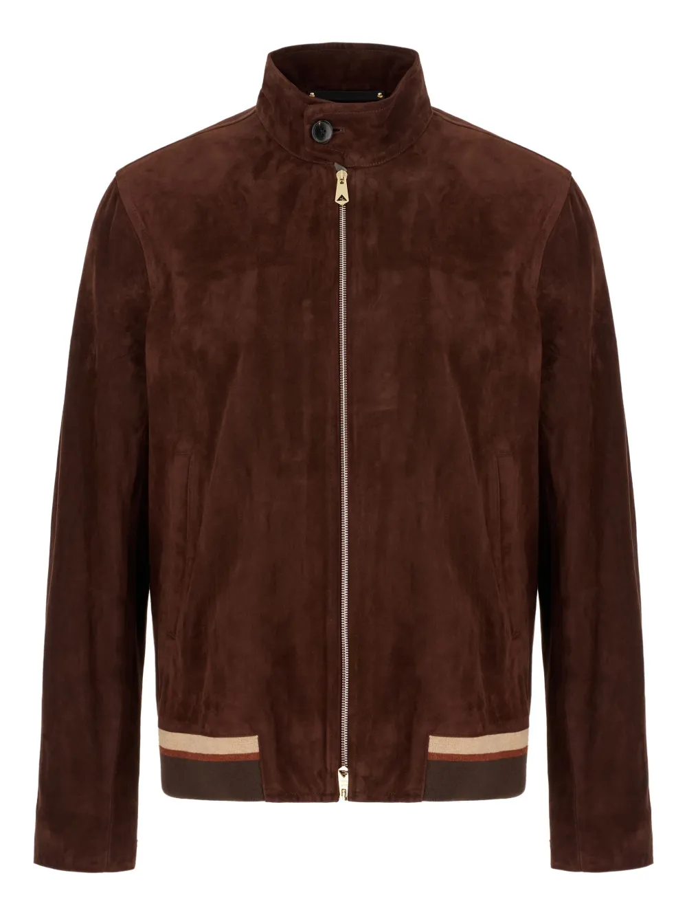 Paul Smith suede zip-fastening jacket | Brown | Image 1