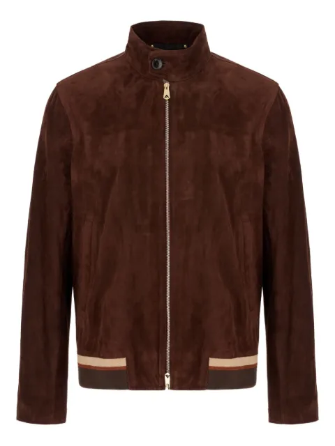 Paul Smith suede zip-fastening jacket